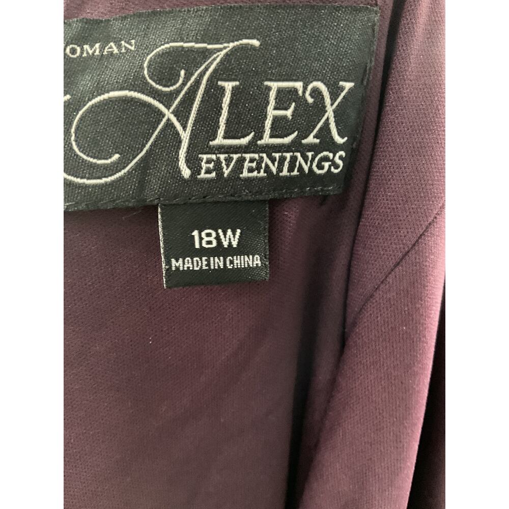 Alex Evenings Plus Size Maxi Dress - Picture 3 of 11